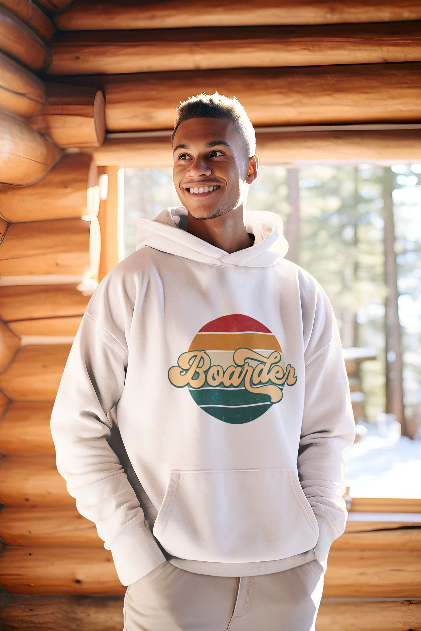 Boarder, Oversized Hoodie